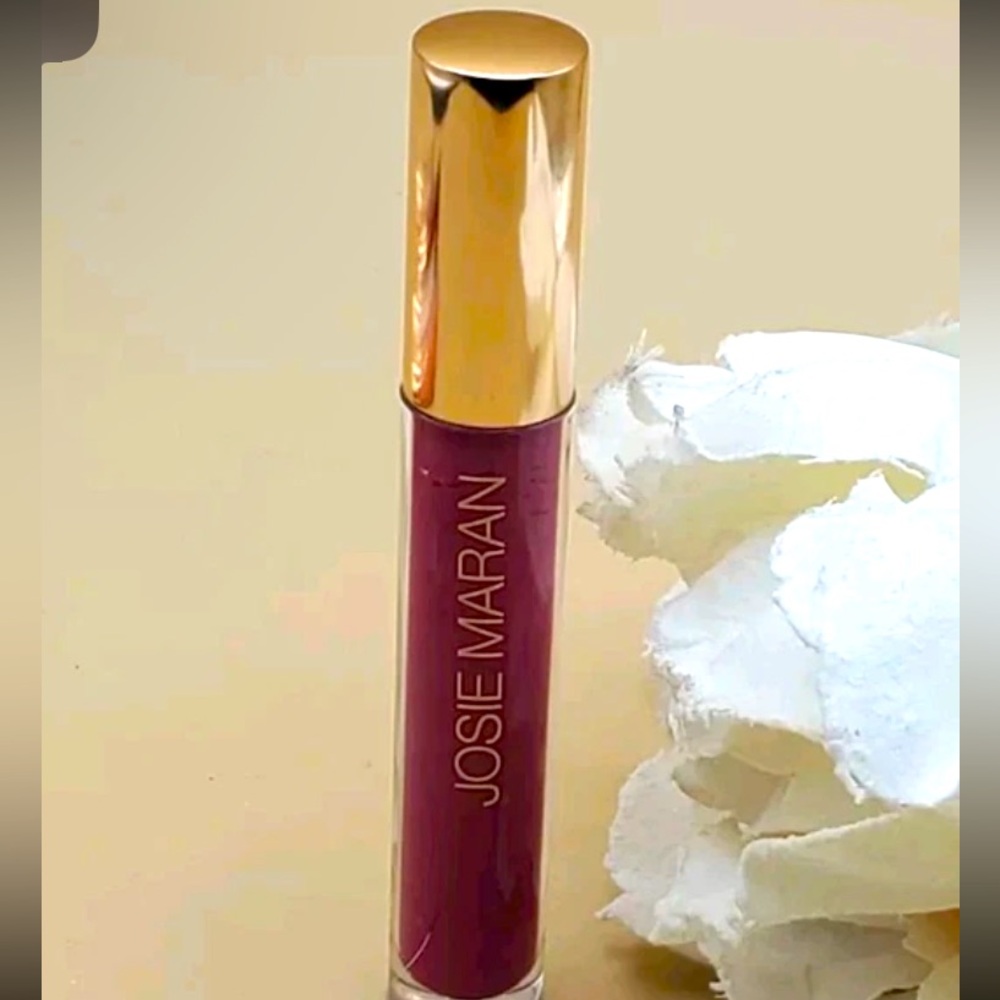 Josie Maran Argan natural volume lipgloss in Voluptuous plum color